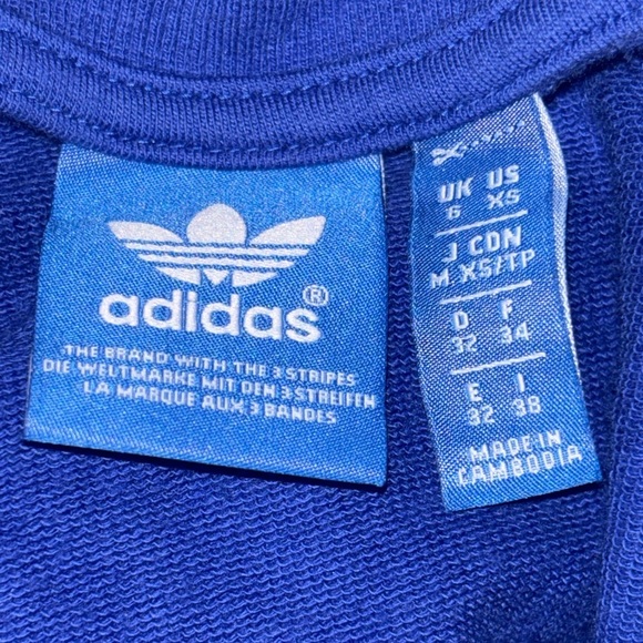 Authentic Adidas Royal Blue Crewneck - Picture 4 of 7